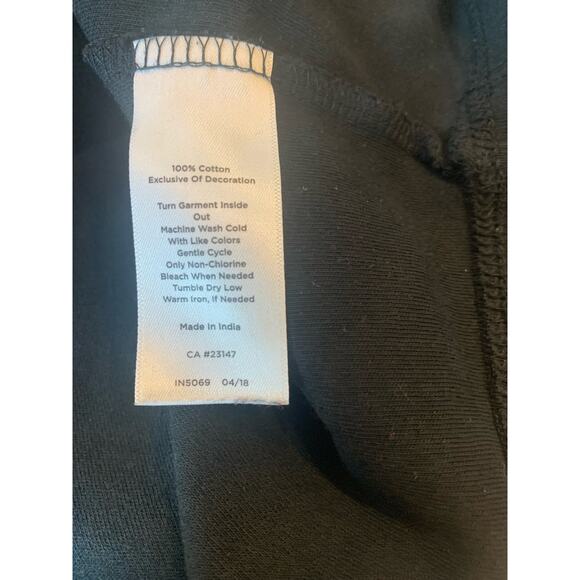 Talbots Black Shift Dress Medium Womens Embroidered Neck Party Preppy Minimalist - Picture 7 of 7